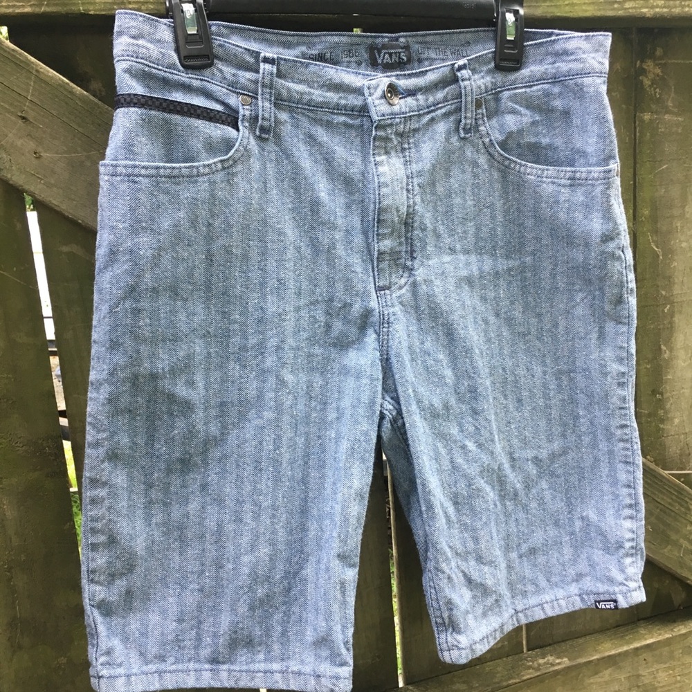VANS Men’s Patterned Denim Shorts